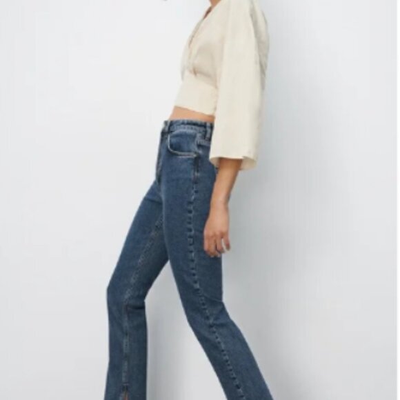 Zara NWOT Zara Slim Fit Jeans  Size 04 USA/ 36 EUR - Picture 12 of 13